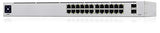 Ubiquiti USW-24-POE UniFi 24-Port PoE Géré L2/L3 Gigabit Ethernet (10/100/1000) Connexion Ethernet, supportant l'alimentation via ce port (PoE) 1U Argent