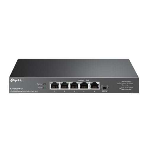 5-Port 2.5G Desktop Switch with 4-Port