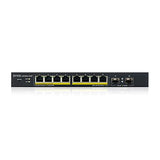 Zyxel GS1900-10HP Géré L2 Gigabit Ethernet (10/100/1000) Connexion Ethernet, supportant l'alimentation via ce port (PoE) Noir