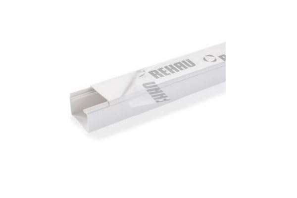 REHAU GOULOTTE AXIS 60x40 - 1 COMPARTIMENT PVC BLANC IK10 2 m