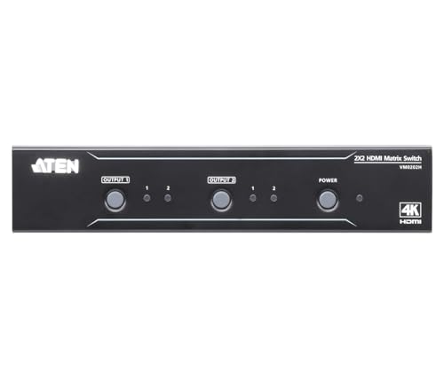 ATEN VM0202H MATRICE HDMI® 2.0  2 ENTREES/2 SORTIES