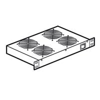 LEGRAND Tiroir 4 ventilateurs 230V~ 1U prof 300 - gestion thermique baies LCS³ 1