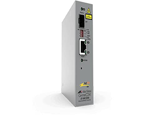 ALLIED TAA 10/100/1000T POE+ to 100X/1000X SFP Industrial Temp Gigabit Media Converter