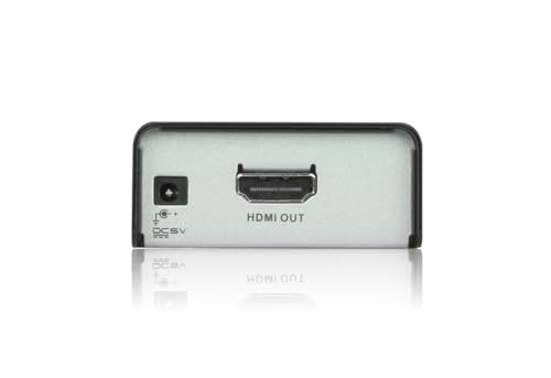 Récepteur HDMI Cat 5 (1080p@40m) - 1920 x 1200 pixels - Récepteur AV - 60 m - Avec fil - Noir - HDCP