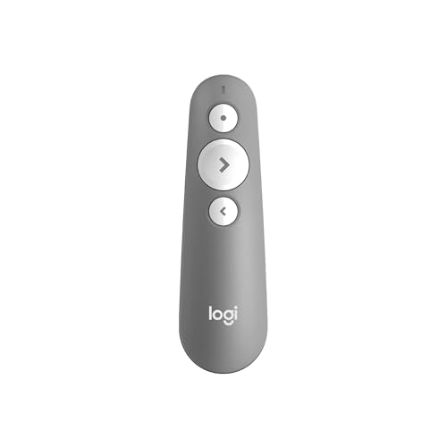 Logitech R500 télécommande Bluetooth/RF Gris