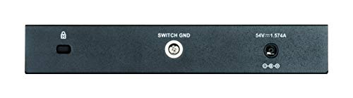 D-LINK 8-Port Layer2 PoE Smart Gigabit Switch 8x 10/100/1000Mbps TP RJ-45 PoE Port 802.3af/at Power-over-Ethernet up to 30 Watt
