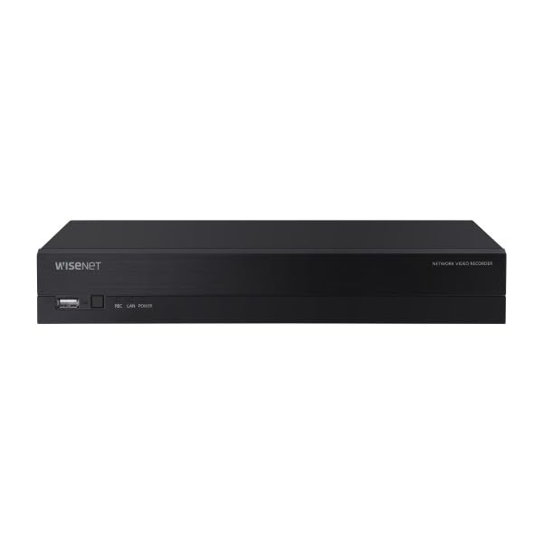 Hanwha XRN-420S Enregistreur vidéo sur réseau Noir