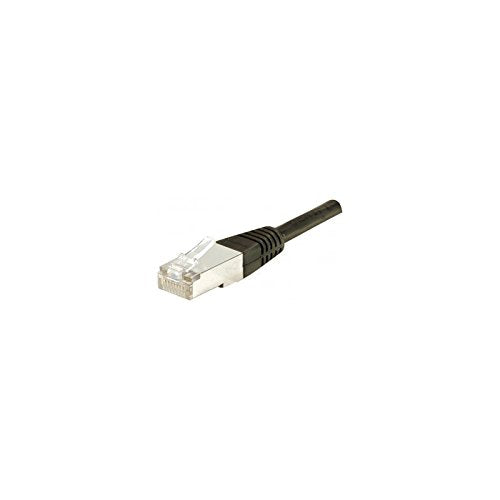 Cordon RJ45 catégorie 6 S/FTP noir - 15 m