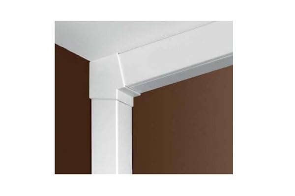 REHAU GOULOTTE AXIS 60x40 - 1 COMPARTIMENT PVC BLANC IK10 2 m