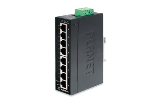 PLANET IGS-801M commutateur réseau Géré L2/L4 Gigabit Ethernet (10/100/1000) 1U Bleu