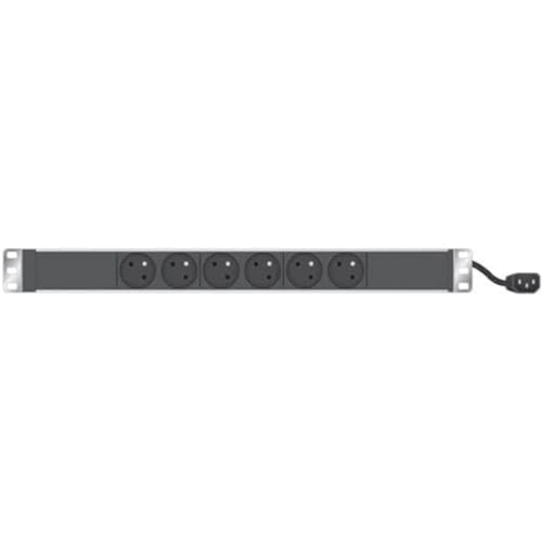 Multiprise rackable 19" 6 prises / cordon C14