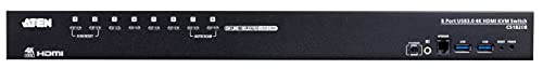 ATEN CS18208-AT-G commutateur écran, clavier et souris Noir