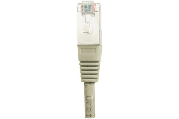 Cordon RJ45 catégorie 6 F/UTP gris - 0,3 m