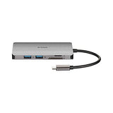 D-LINK USB-C 8-en-1 HDMI SD /microSD card reader and charging