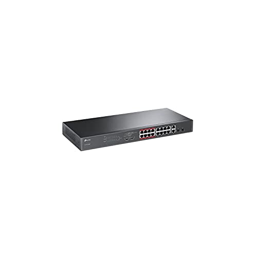 TP-Link TL-SL1218MP Switch 16P 10/100 PoE+192W 2 Giga 2 SPF