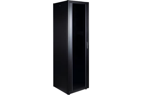 EKIVALAN Baie pro BEPF 36U 800 x 800, 2 verre, métal (noir) /en kit