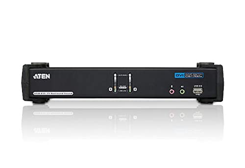 Aten CS1782A KVM DVI Haute résol./USB 2 ports + Audio