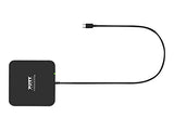 PORT DESIGNS USB Type C Travel Docking Station 2x4K Dual video display up to 4K 2x Display Port Charges laptops up to 85W