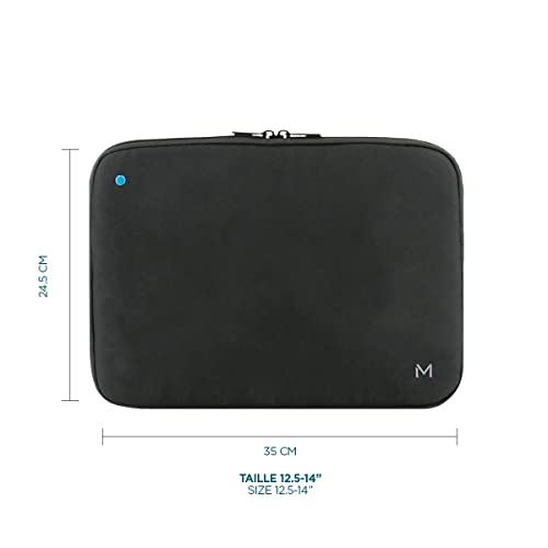 MOBILIS Housse Ordinateur Éco-Conçue TheOne 12.5-14" - 45% recyclé - Noir