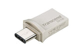 TRANSCEND 32Go Clé USB3.1 Gen 1- On The Go - Type A et C - Argentée