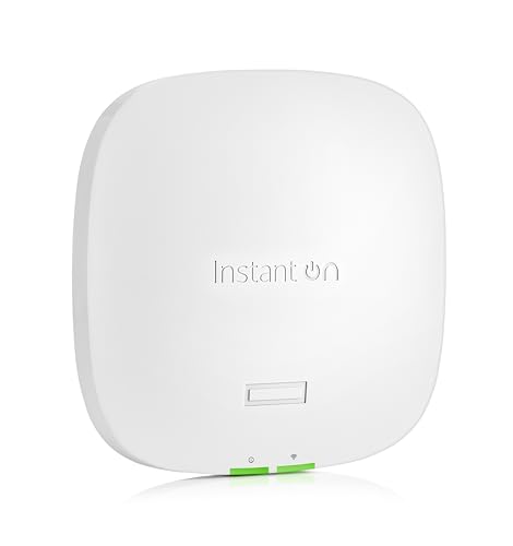 HPE Networking Instant On AP32 (RW) Borne daccès sans fil Wi Fi 6 Wi Fi 6E 2.4 GHz 5 GHz 6 GHz montable au plafond/mur