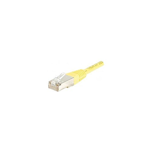 Cordon RJ45 catégorie 5e F/UTP jaune CCA - 2 m