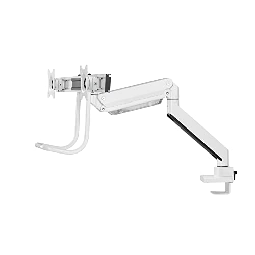 NEOMOUNTS NM-D775DXWHITE Support décran à fixer 10-32p - ressort à gaz - Topfix - arrêt 180