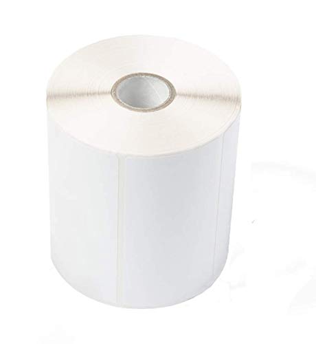 6 x Paper coated white 500 pieces/roll