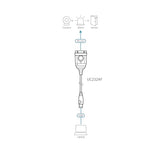ATEN UC232AF Convertisseur USB vers RS-232 FTDi câble 1.2m