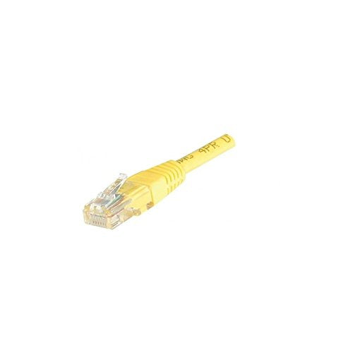 Cordon RJ45 catégorie 5e U/UTP jaune - 15 m