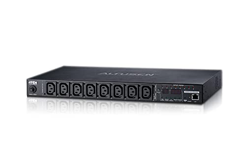 Aten PE6208G-ATB-G 16A 8-Prise 1U Avec Mesure & Commutateured eco PDU