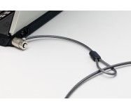 Boucle d ancrage supplémentaire pour câble antivol à clé