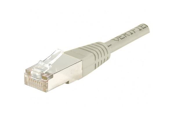 Cordon RJ45 catégorie 6 F/UTP gris - 0,3 m