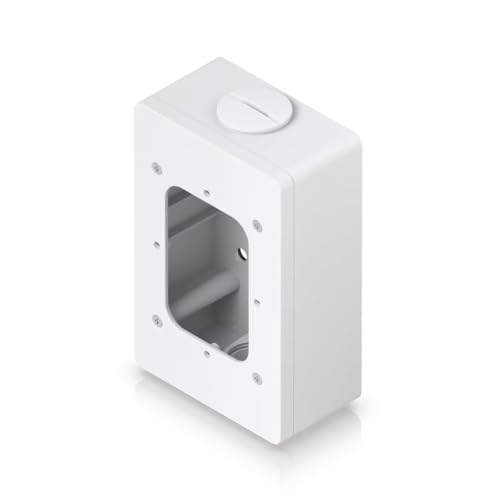 Ubiquiti UACC-Reader-JB-W Boîtier de jonction pour lecteurs d'acces UniFi et visualiseurs d'interphone qui supportent les surfaces planes.