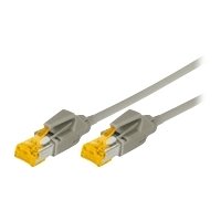 Cordon RJ45 sur câble catégorie 7 S/FTP LSOH snagless gris - 35 m