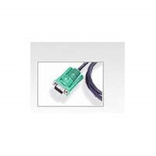 ATEN Câble KVM USB 1,2m avec SPHD 3 en 1 - 1,2 m - VGA - Noir - HD-15 + USB A - SPHD-15 - Mâle