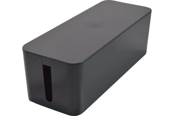 Grande boîte cache-multiprise - Noir
