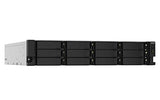 QNAP TS-1232PXU-RP-4G 12-Bay rackmount NAS AL324 4Go DDR4 UDIMM RAM SATA 6Gb/s 2x 10GbE SFP+ 2x 2.5GbE 1x PCIe Gen2 x2 slot 250W
