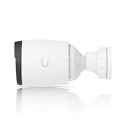 Ubiquiti UVC-AI-Pro-White Camera industrielle 4K avec zoom optique et fonctionnalités d'IA, couleur blanche.