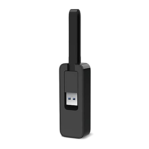 TP-LINK UE306 USB 3.0 to Gigabit Ethernet Network Adapter 1 USB 3.0 Connector 1 Gigabit Ethernet Port Foldable and Portable Design