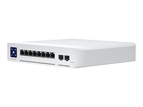 Ubiquiti USW-ENTERPRISE-8-POE Networks UniFi Enterprise 8 PoE Géré L3 2.5G Ethernet (100/1000/2500) Connexion Ethernet, supportant l'alimentation via ce port (P