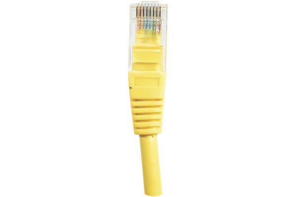 Cordon RJ45 catégorie 5e U/UTP jaune CCA - 5 m