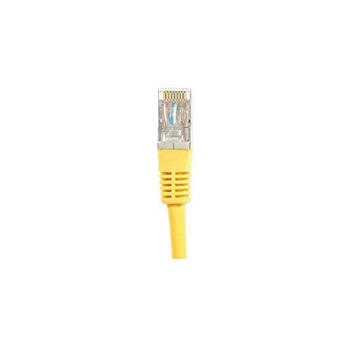 Cordon RJ45 catégorie 6 S/FTP jaune - 0,7 m