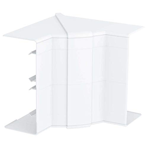 OBO ANGLE INTERIEUR VARIABLE POUR GOULOTTE RAPID 45-2 GK 130x53 PVC BLANC