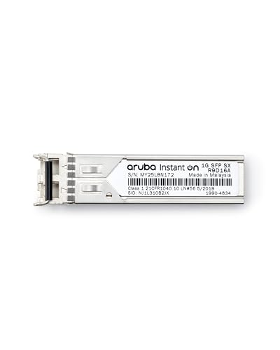 HPE Networking Instant On Module transmetteur transceiver SFP mini GBIC 1GbE 1000Base SX LC multi mode jusquà 500 m