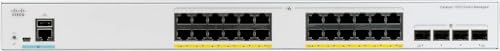 CISCO Catalyst 1000 24-Port Gigabit PoE+ PoE Budget 370W 4 x 10G SFP+ Uplinks LAN Base