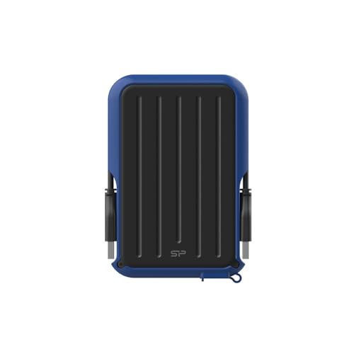 SILICON POWER External HDD Armor A66 2.5p 1To USB 3.2 IPX4 Blue