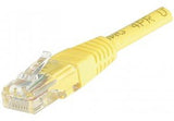 Cordon RJ45 catégorie 6 U/UTP jaune - 25 m