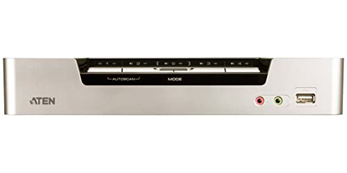 ATEN CS1794-AT-G commutateur écran, clavier et souris Noir