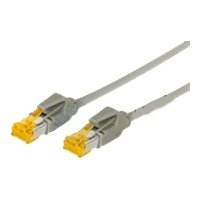 Cordon RJ45 sur câble catégorie 7 S/FTP LSOH snagless gris - 50 m